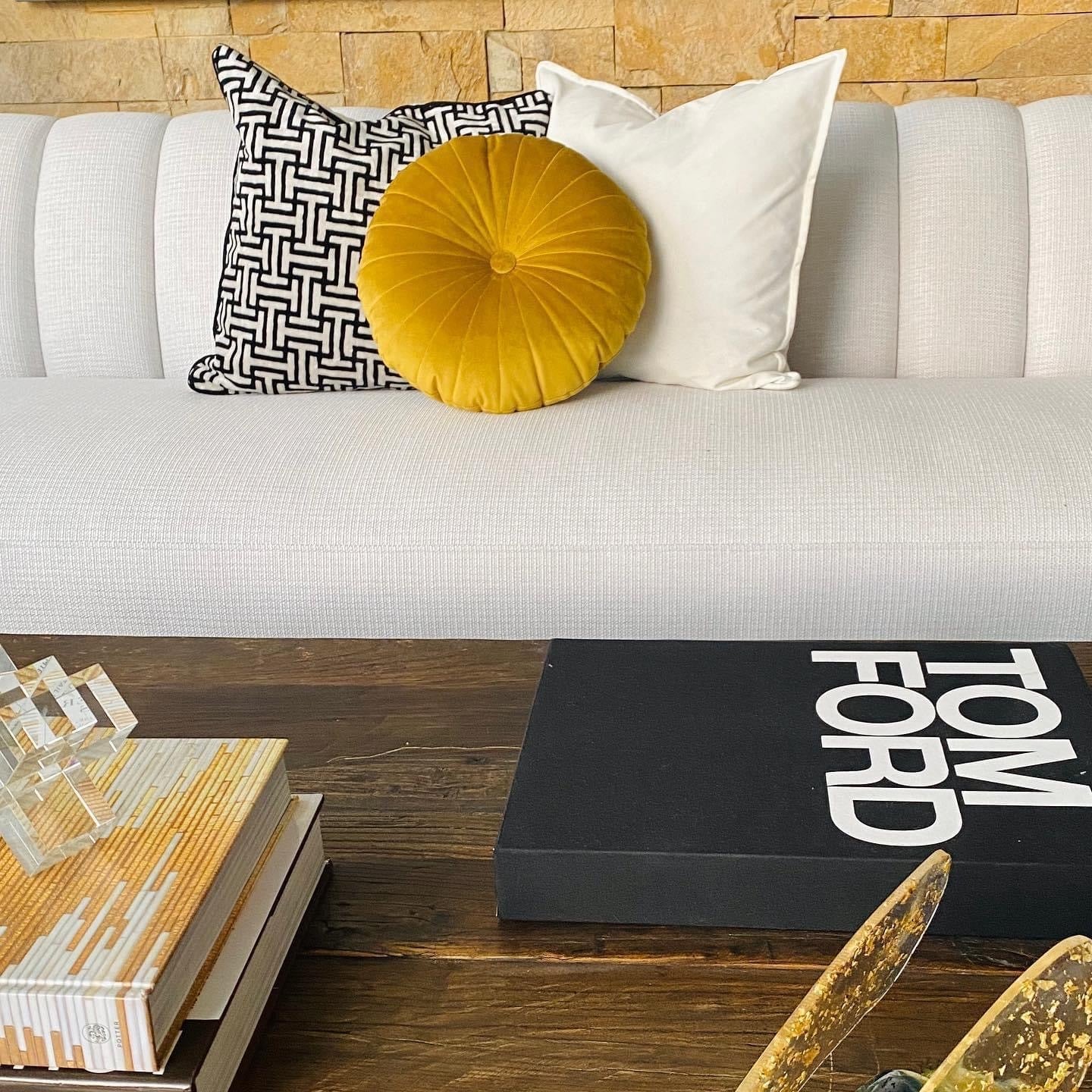 Round Velvet Pillow