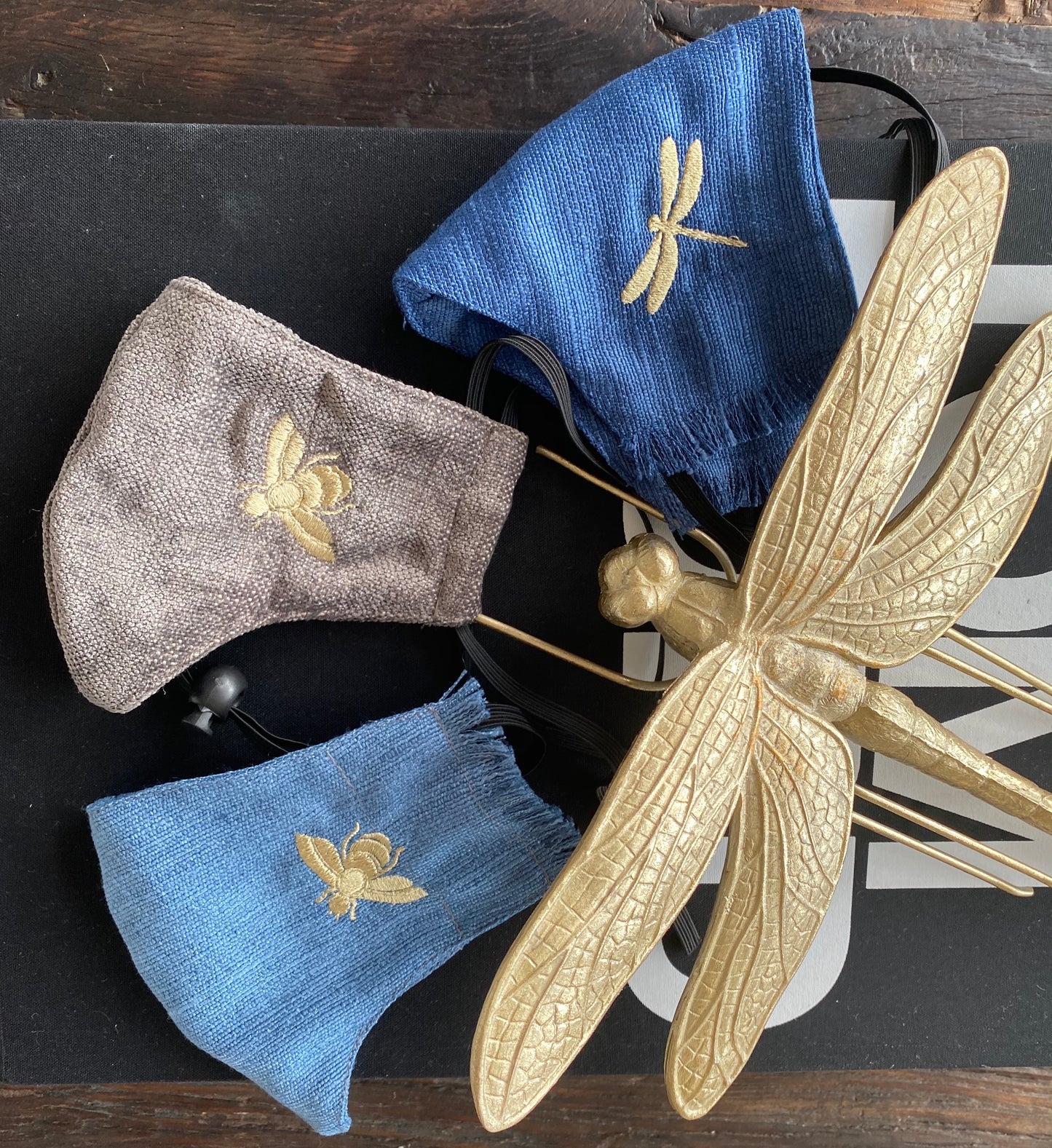 Mascarilla de Tela con bordado personalizado