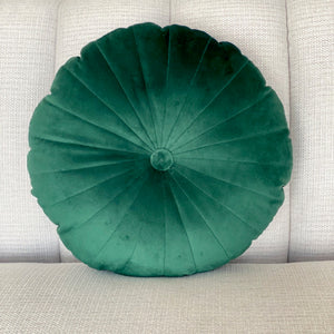 Round Velvet Pillow