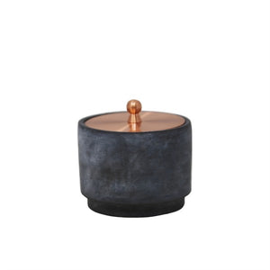 Round Cement Copper Jar / -40%