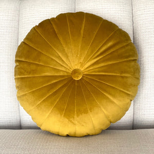 Round Velvet Pillow