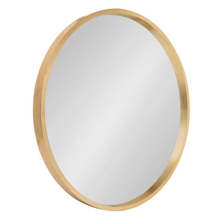 Round Framed Mirror