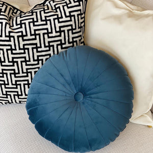 Round Velvet Pillow
